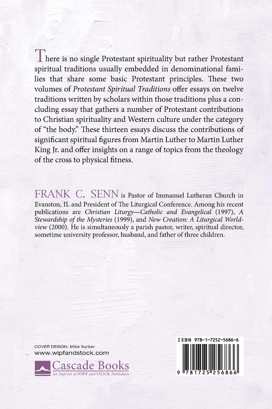 Rückseite: 9781725256866 | Protestant Spiritual Traditions, Volume One | Frank C. Senn | Buch