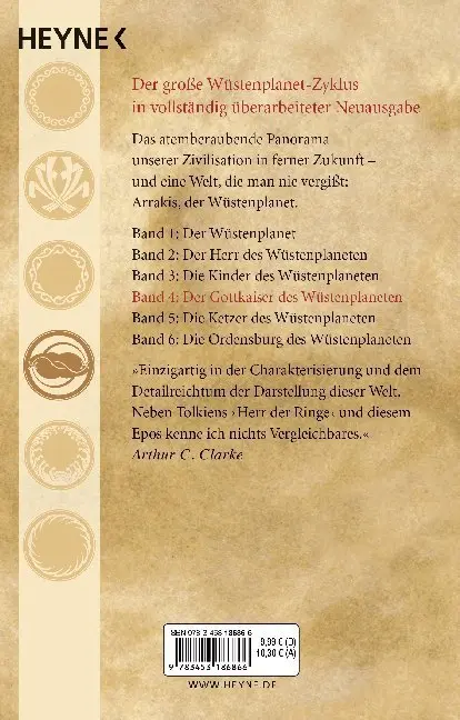 Bild: 9783453186866 | Der Wüstenplanet 04. Der Gottkaiser des Wüstenplaneten | Frank Herbert