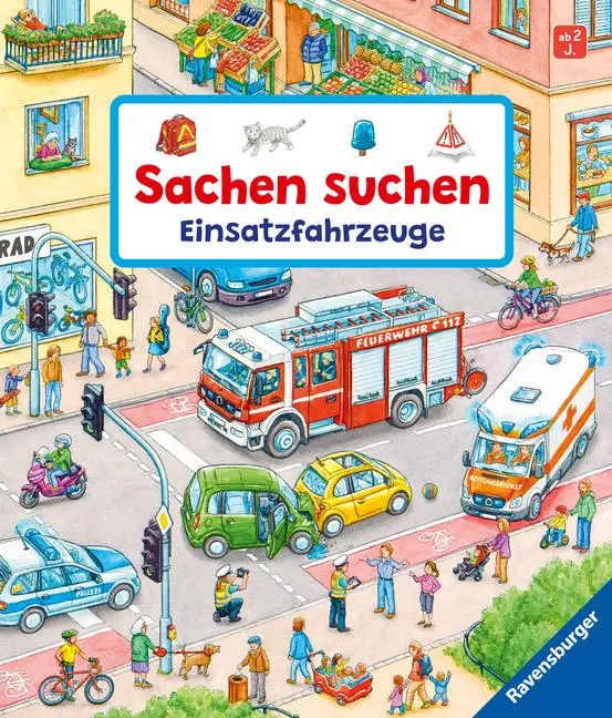 Cover: 9783473436866 | Sachen suchen: Einsatzfahrzeuge | Susanne Gernhäuser | Buch | 24 S.