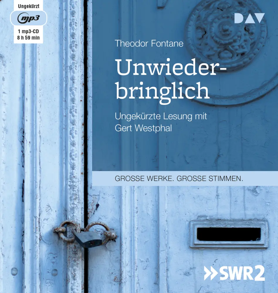 Cover: 9783742406866 | Unwiederbringlich, 1 Audio-CD, 1 MP3 | Theodor Fontane | Audio-CD