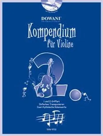 Cover: 9783905476866 | Kompendium für Violine Band 2 (+CD) für 2 Violinen (Schüler und...