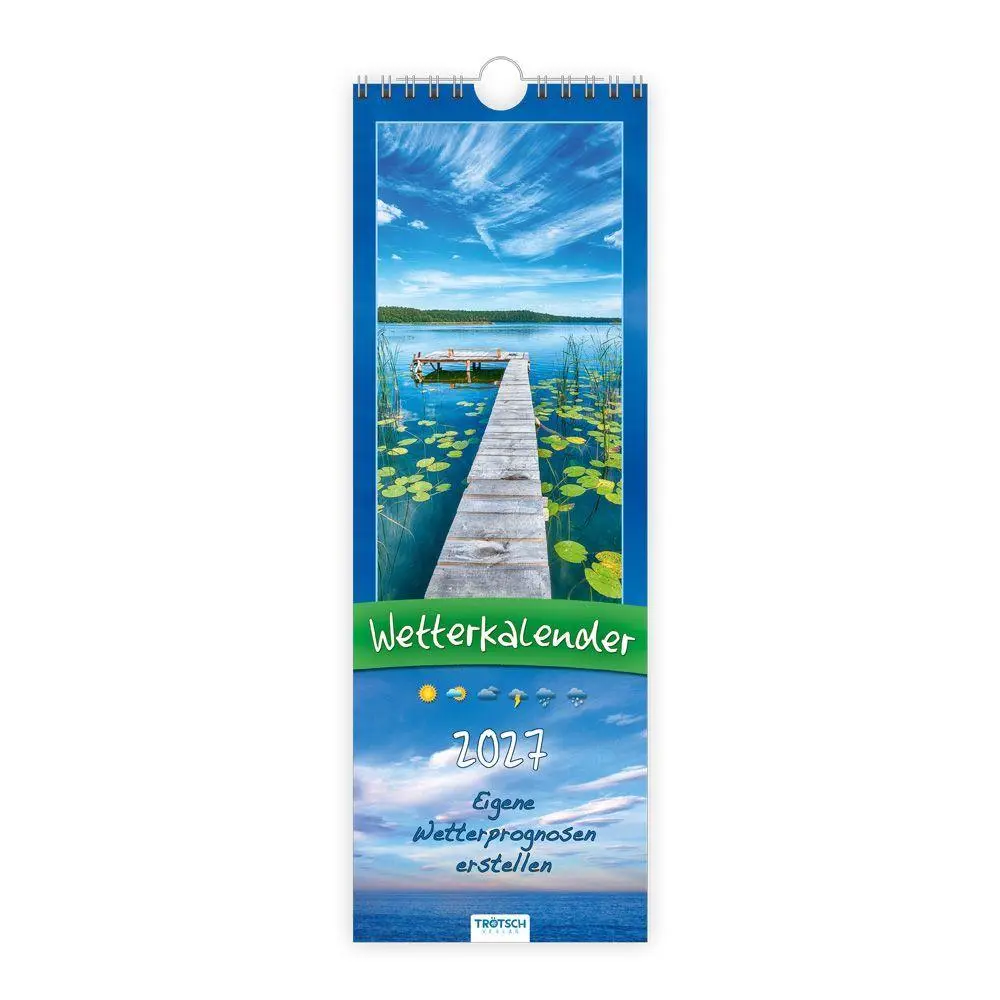 Cover: 9783988026866 | TRÖTSCH - Streifenkalender Wetterkalender 2027 Notizkalender | KG