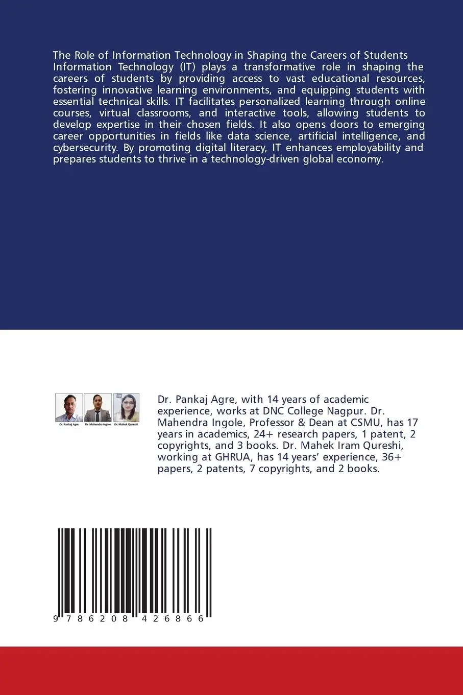 Rückseite: 9786208426866 | The Role of Information Technology in Shaping the Careers of Students