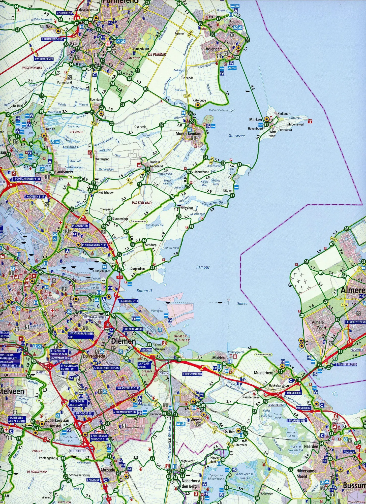 Bild: 9789018046866 | Utrecht (Utrecht / Amersfoort / Amsterdam / Almere) 1:100 000 | 2020