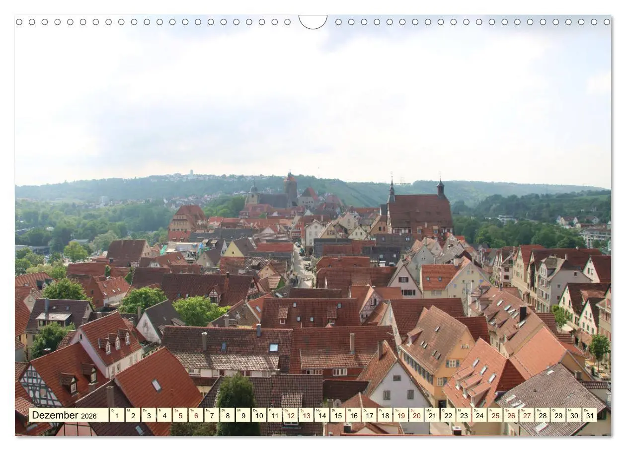 Bild: 9783457826966 | Unterwegs in Besigheim (Wandkalender 2026 DIN A3 quer), CALVENDO...
