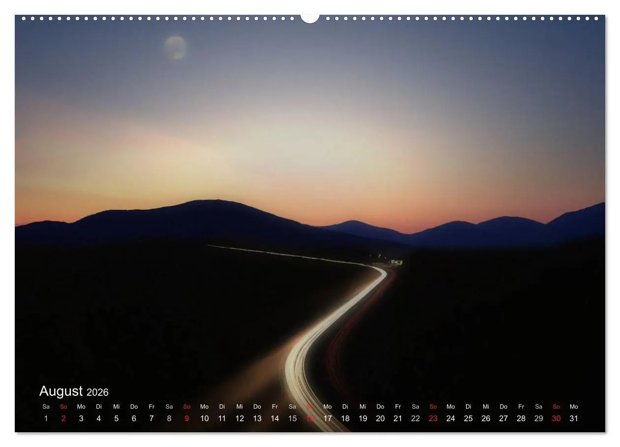 Bild: 9783516086966 | Mondnacht (hochwertiger Premium Wandkalender 2026 DIN A2 quer),...