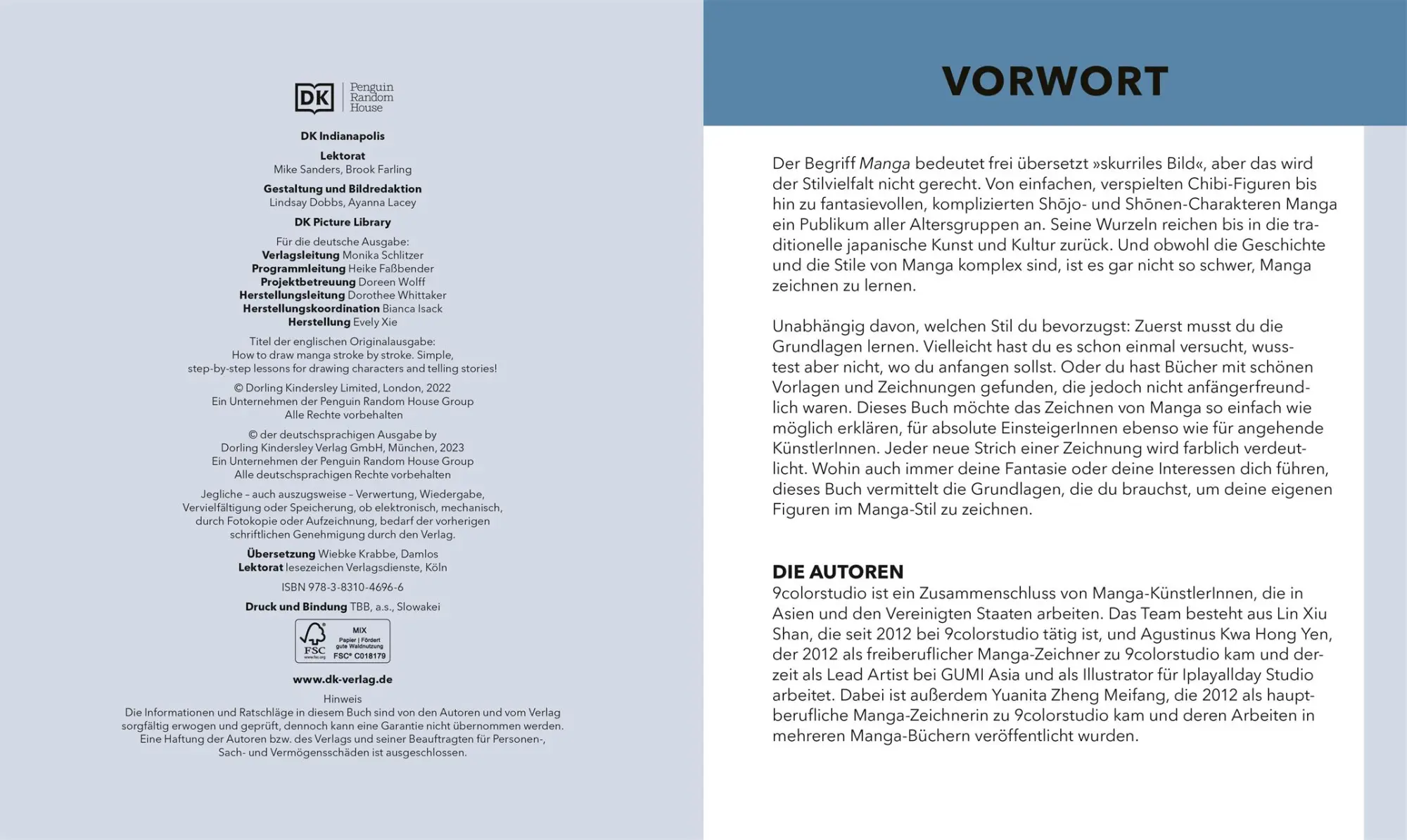 Bild: 9783831046966 | Manga zeichnen Strich für Strich | DK Verlag | Taschenbuch | 224 S.