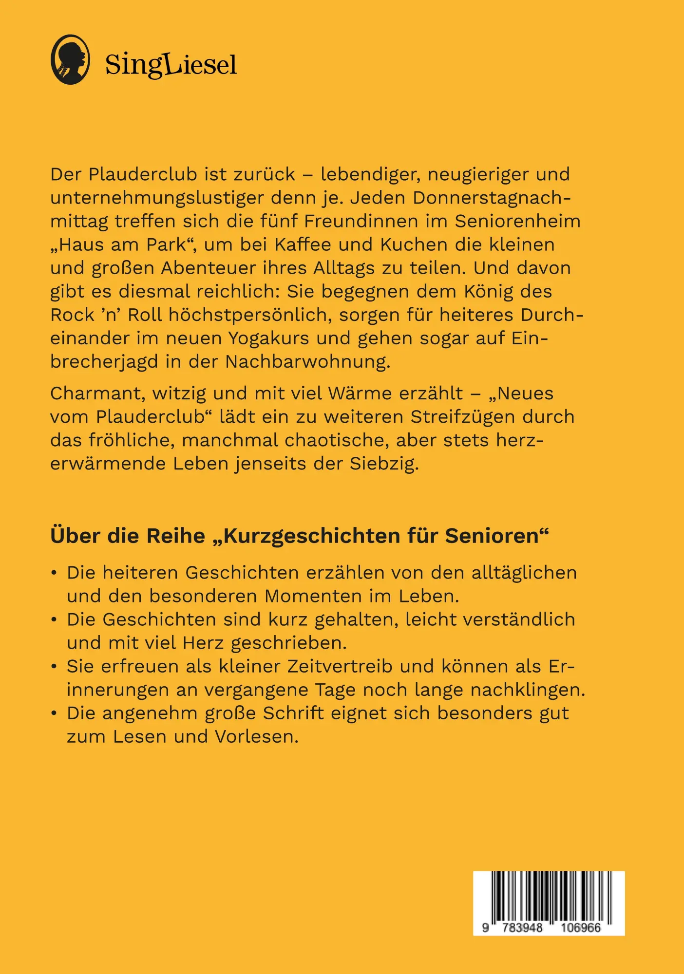 Bild: 9783948106966 | Neue Geschichten vom Plauderclub | Silke Hubrig | Taschenbuch | 128 S.