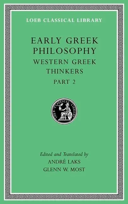Cover: 9780674997066 | Early Greek Philosophy, Volume V | Western Greek Thinkers, Part 2