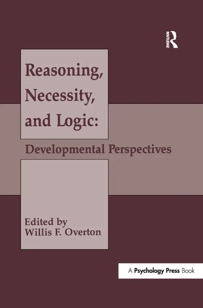 Cover: 9781138997066 | Reasoning, Necessity, and Logic | Developmental Perspectives | Overton
