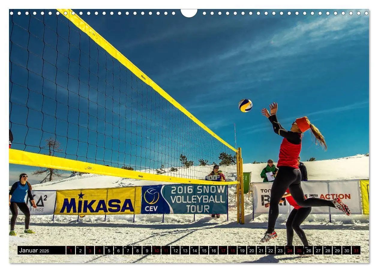Bild: 9783457887066 | Volleyball Action (Wandkalender 2026 DIN A3 quer), CALVENDO...
