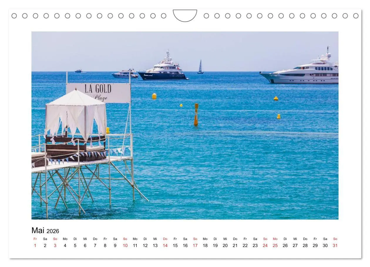 Bild: 9783516047066 | COTE D'AZUR Impressionen (Wandkalender 2026 DIN A4 quer), CALVENDO...
