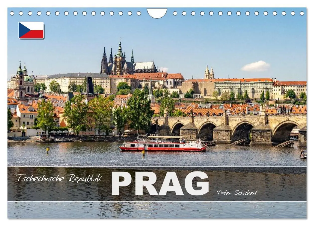 Cover: 9783516597066 | Tschechische Republik - Prag (Wandkalender 2026 DIN A4 quer),...