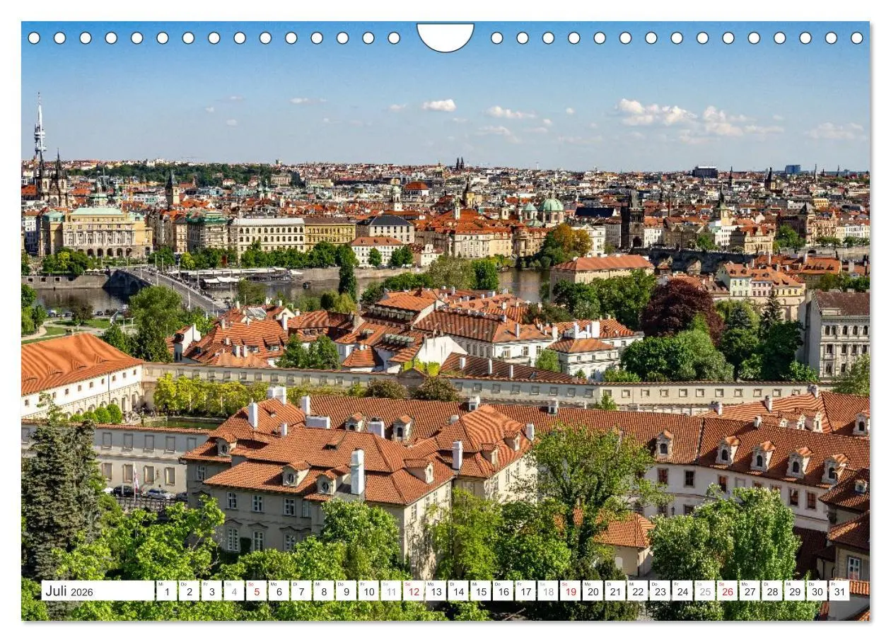 Bild: 9783516597066 | Tschechische Republik - Prag (Wandkalender 2026 DIN A4 quer),...