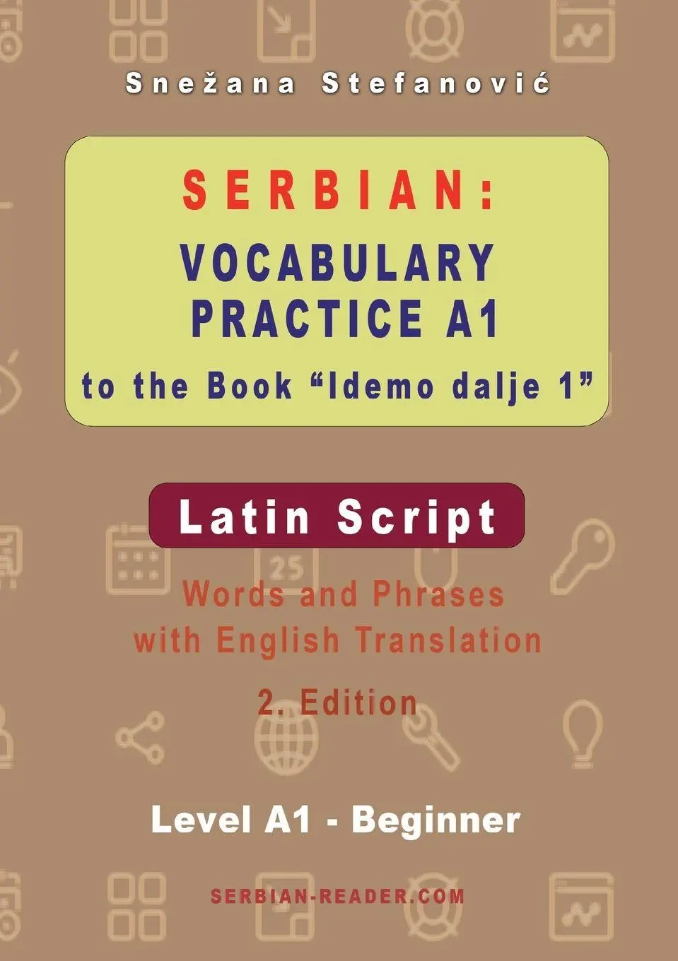 Cover: 9783903517066 | Serbian Vocabulary Practice A1 to the Book 'Idemo dalje 1' - Latin...