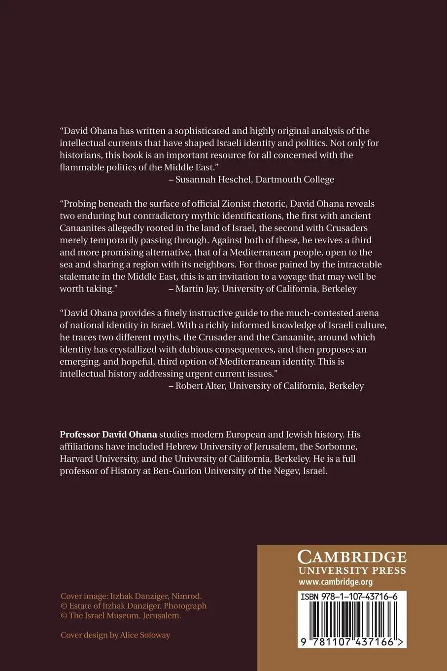 Rückseite: 9781107437166 | The Origins of Israeli Mythology | Neither Canaanites Nor Crusaders