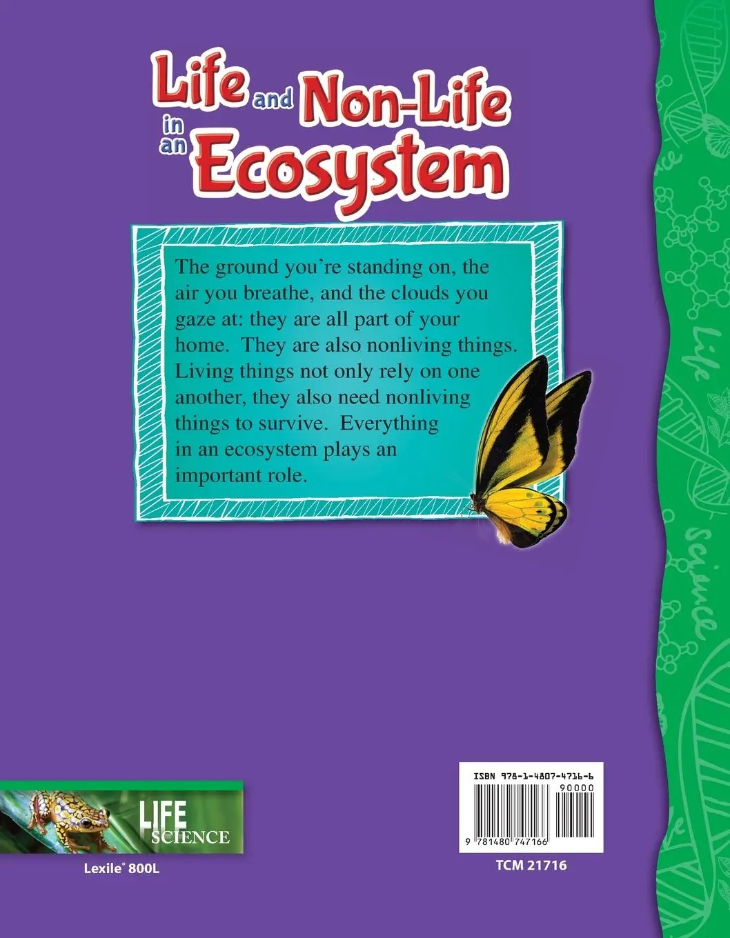 Rückseite: 9781480747166 | Life and Non-Life in an Ecosystem | William B. Rice | Taschenbuch