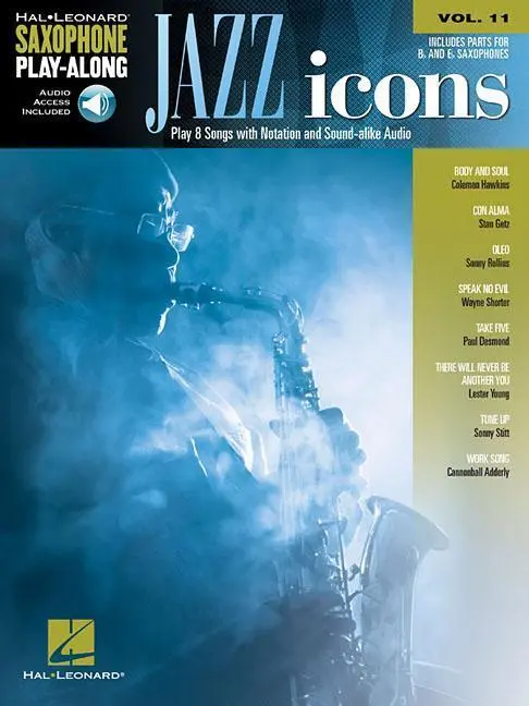 Cover: 9781495077166 | Jazz Icons: Saxophone Play-Along Volume 11 | Hal Leonard Corp | Buch