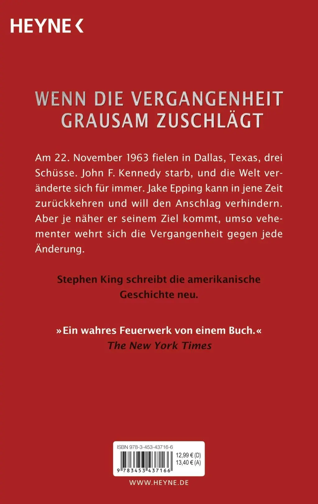 Bild: 9783453437166 | Der Anschlag | Stephen King | Taschenbuch | 1072 S. | Deutsch | 2013
