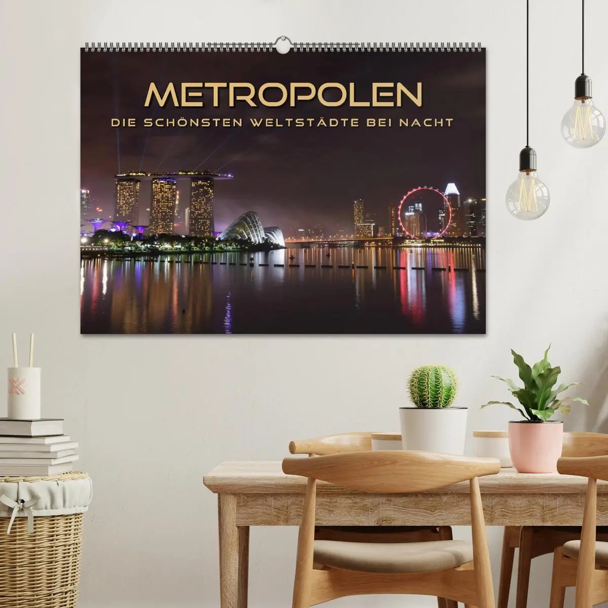 Bild: 9783457877166 | METROPOLEN - die schönsten Weltstädte bei Nacht (Wandkalender 2026...