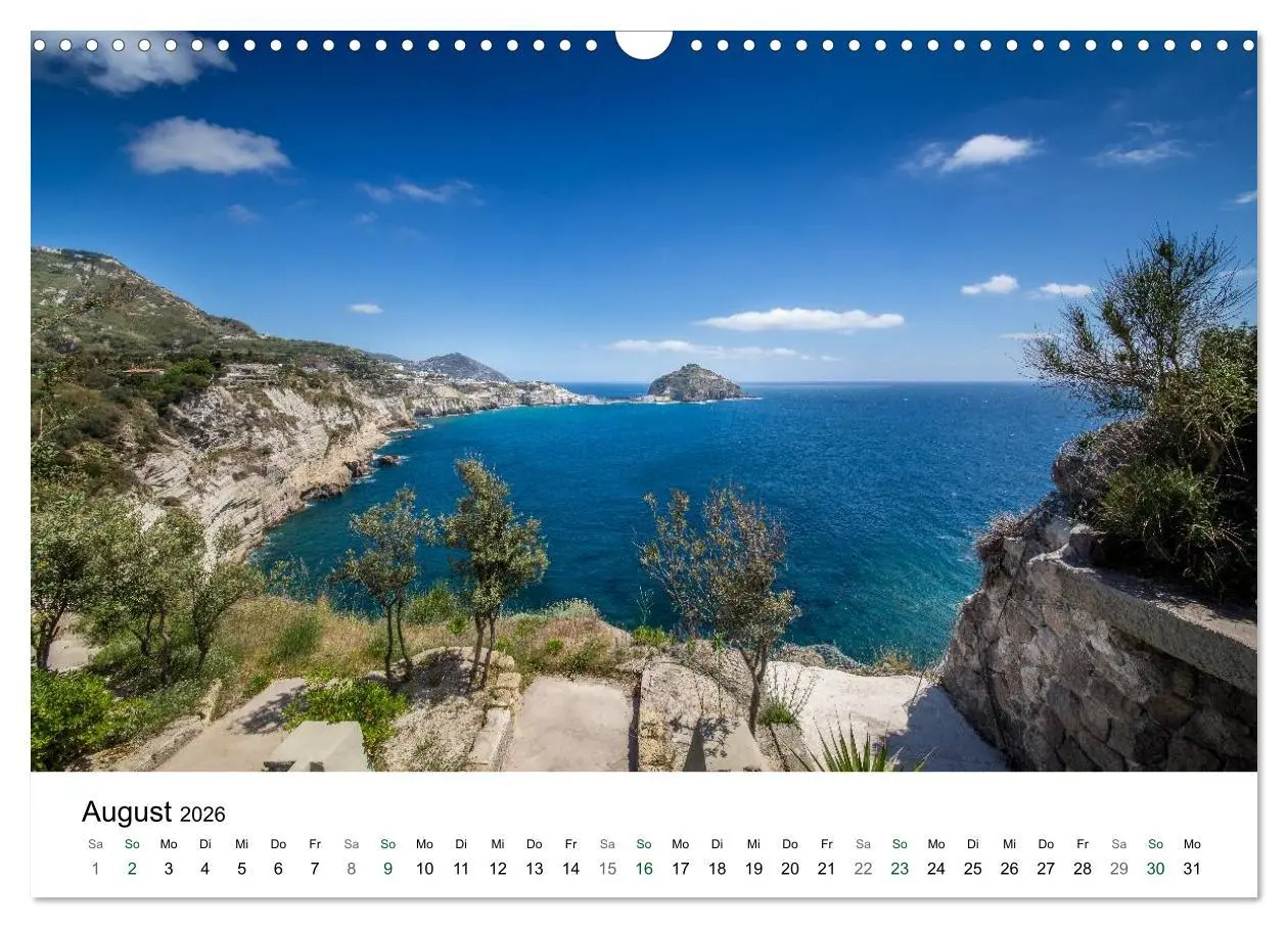 Bild: 9783457947166 | Ischia - Isola verde (Wandkalender 2026 DIN A3 quer), CALVENDO...