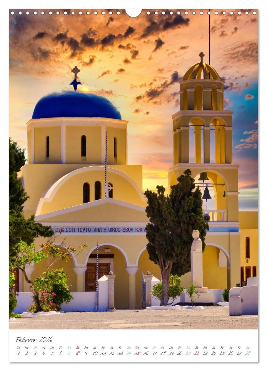 Bild: 9783516347166 | Santorini im Focus (Wandkalender 2026 DIN A3 hoch), CALVENDO...