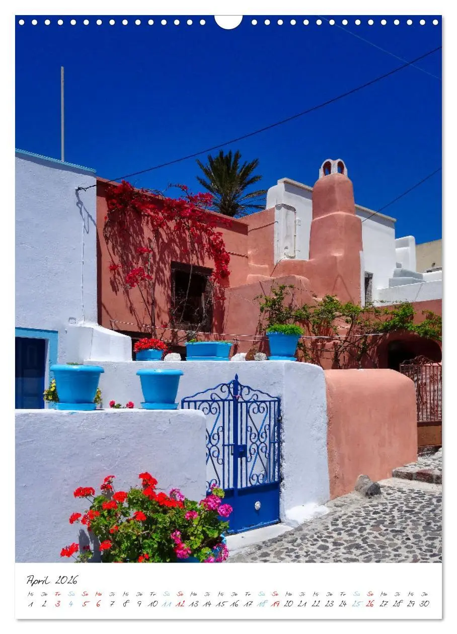 Bild: 9783516347166 | Santorini im Focus (Wandkalender 2026 DIN A3 hoch), CALVENDO...