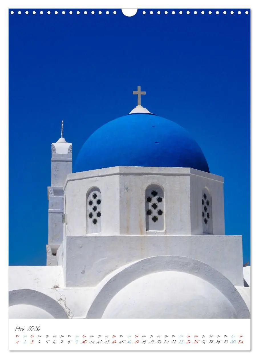 Bild: 9783516347166 | Santorini im Focus (Wandkalender 2026 DIN A3 hoch), CALVENDO...
