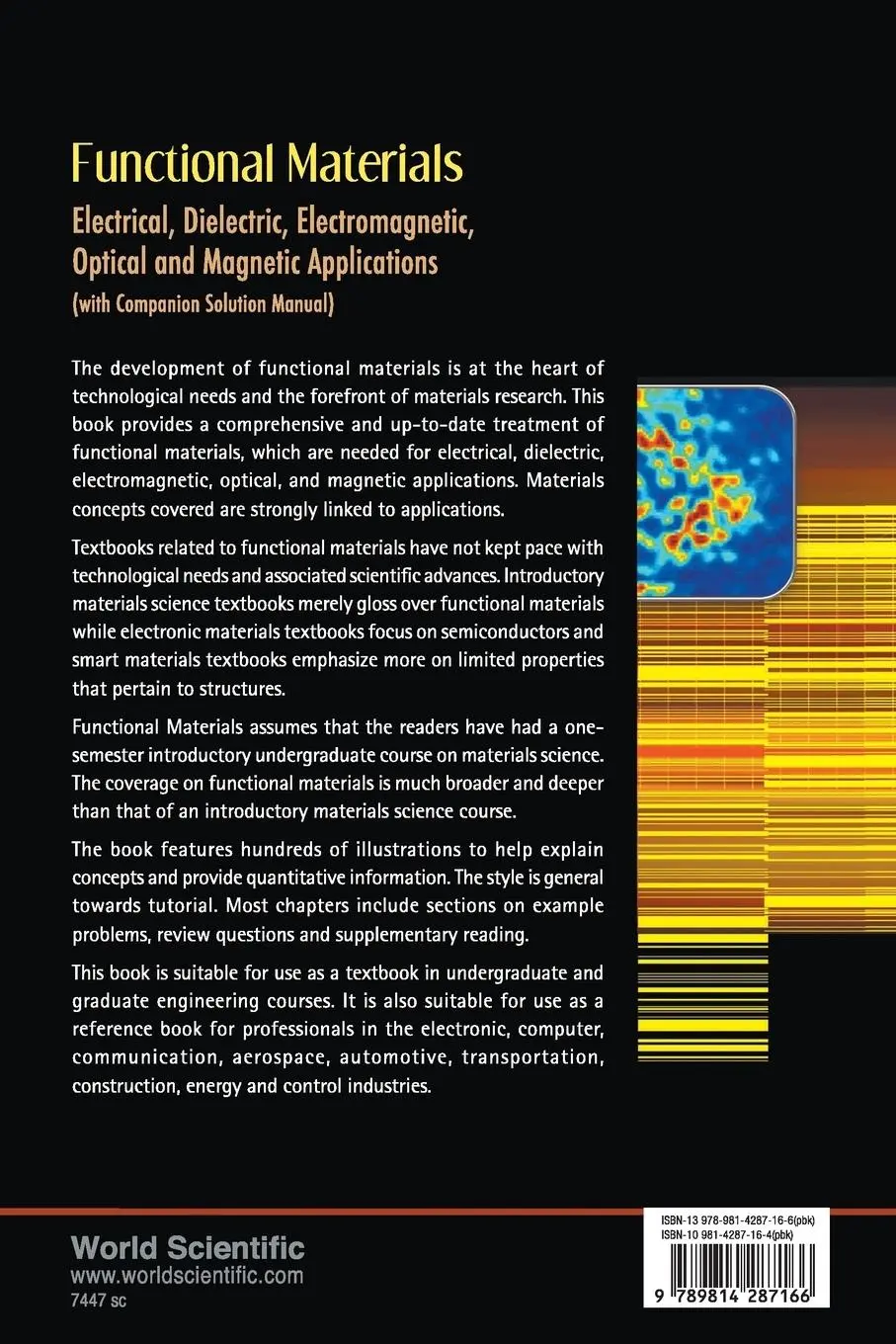 Rückseite: 9789814287166 | FUNCTIONAL MATERIALS (V2) | DIELECTRIC | Chung Deborah D L | Buch