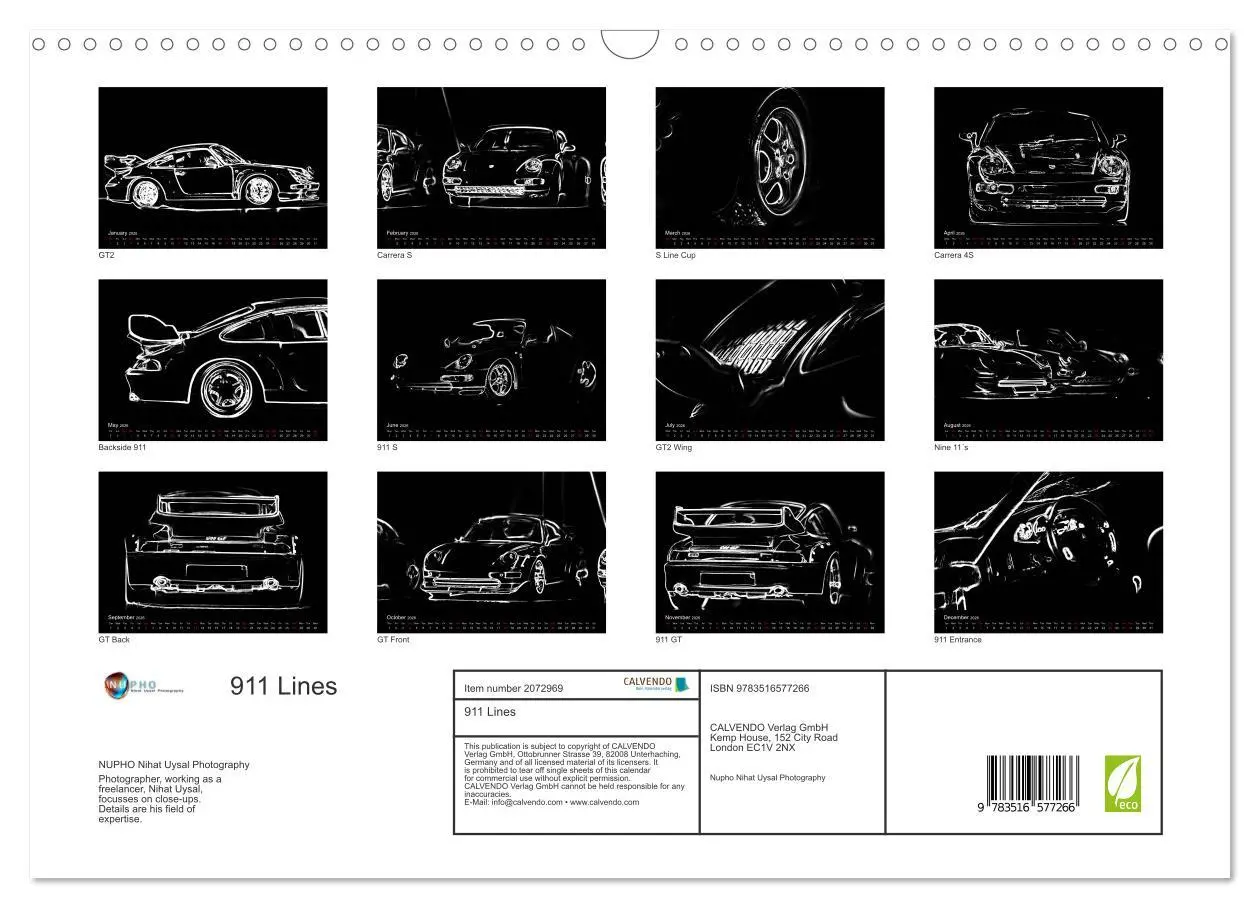 Bild: 9783516577266 | 911 Lines (Wall Calendar 2026 DIN A3 landscape), CALVENDO 12 Month...