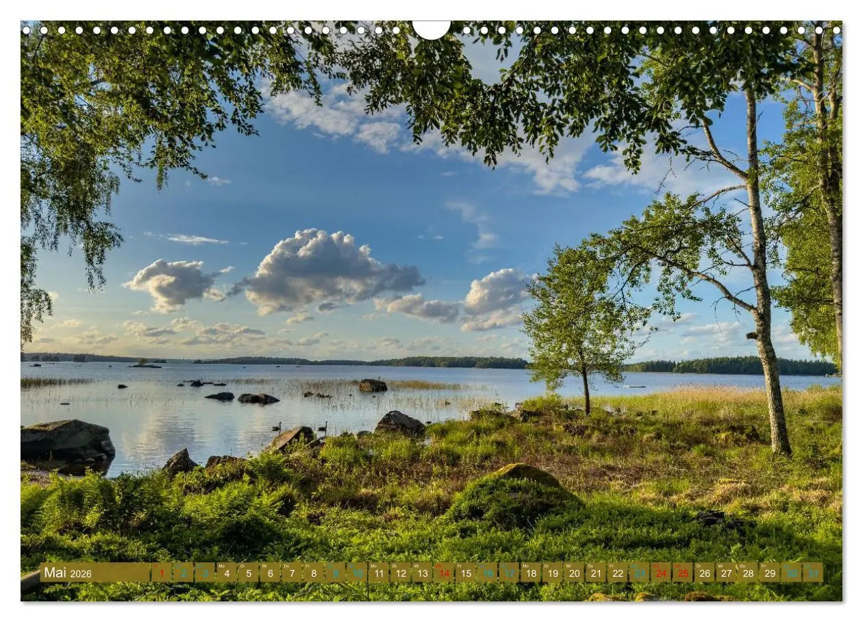 Bild: 9783516647266 | SCHWEDEN wild-romantisch (Wandkalender 2026 DIN A3 quer), CALVENDO...