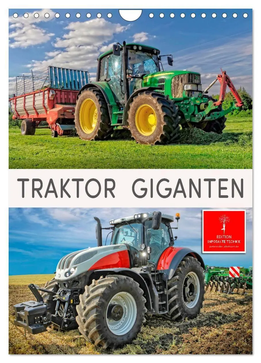 Cover: 9783569427266 | Traktor Giganten (Wandkalender 2027 DIN A4 hoch), CALVENDO...