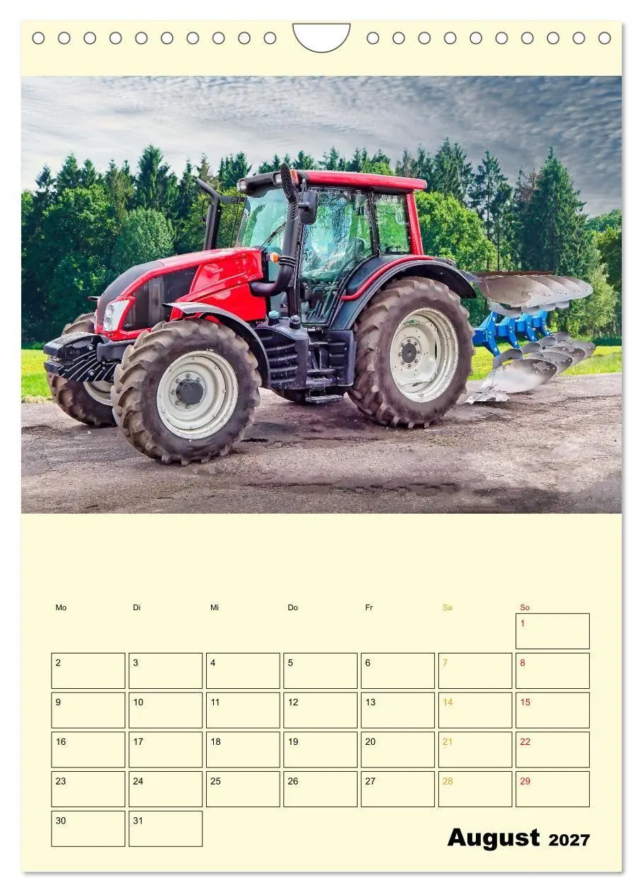 Bild: 9783569427266 | Traktor Giganten (Wandkalender 2027 DIN A4 hoch), CALVENDO...