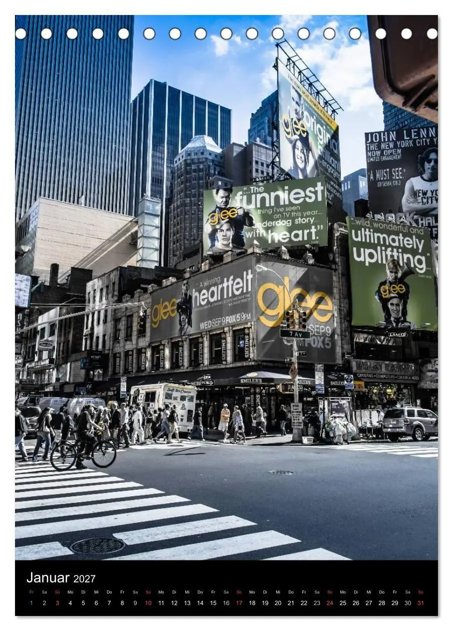 Bild: 9783594247266 | NEW YORK - street view (Tischkalender 2027 DIN A5 hoch), CALVENDO...