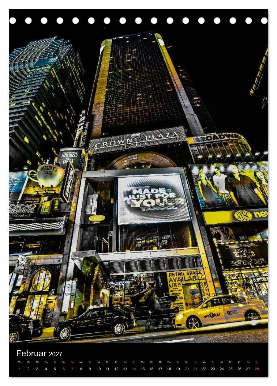 Bild: 9783594247266 | NEW YORK - street view (Tischkalender 2027 DIN A5 hoch), CALVENDO...