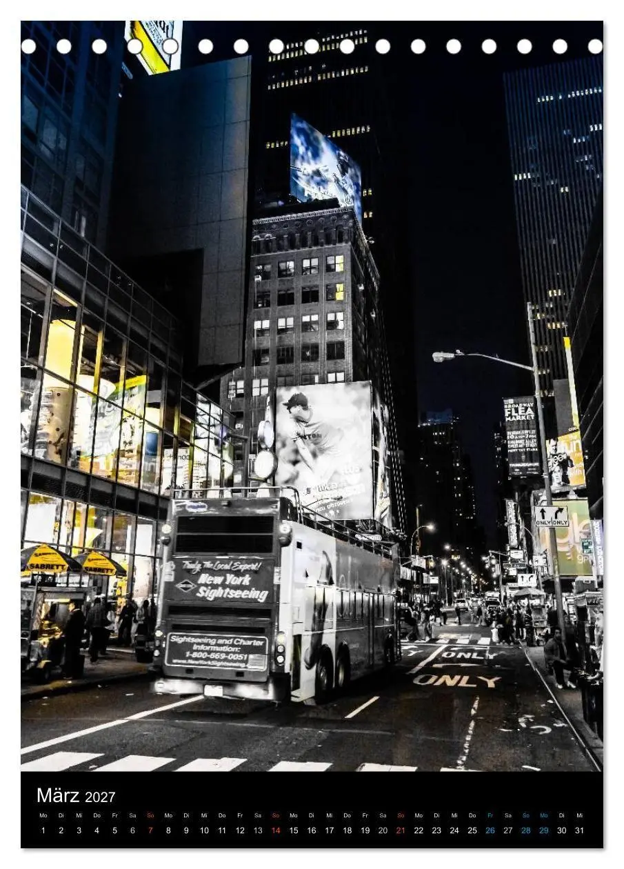 Bild: 9783594247266 | NEW YORK - street view (Tischkalender 2027 DIN A5 hoch), CALVENDO...
