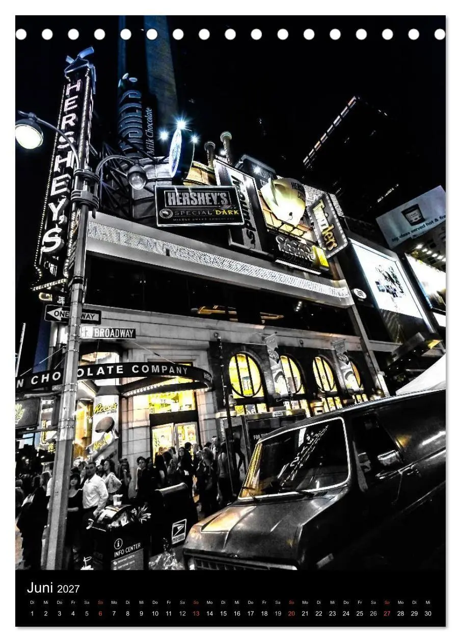 Bild: 9783594247266 | NEW YORK - street view (Tischkalender 2027 DIN A5 hoch), CALVENDO...