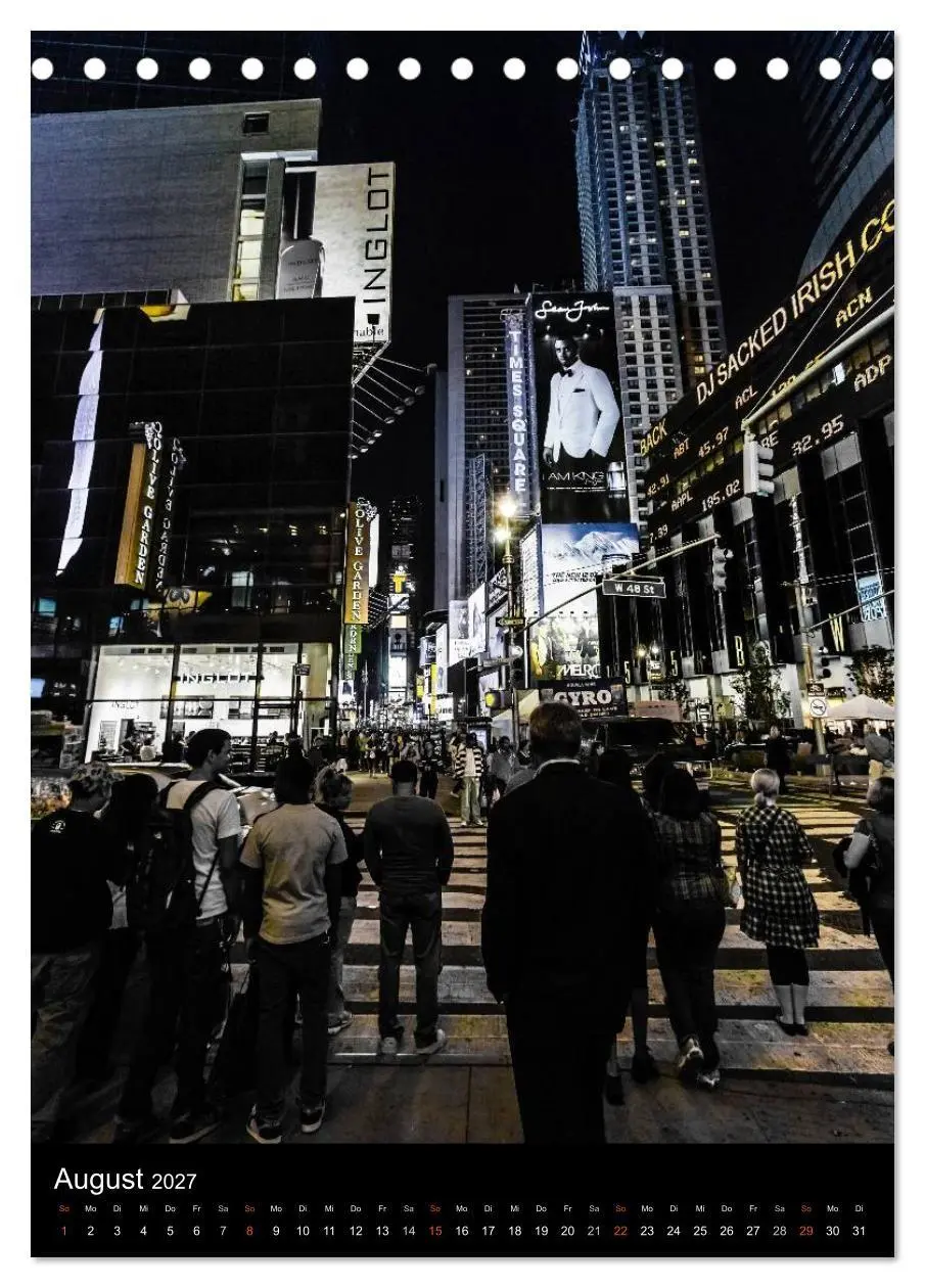 Bild: 9783594247266 | NEW YORK - street view (Tischkalender 2027 DIN A5 hoch), CALVENDO...
