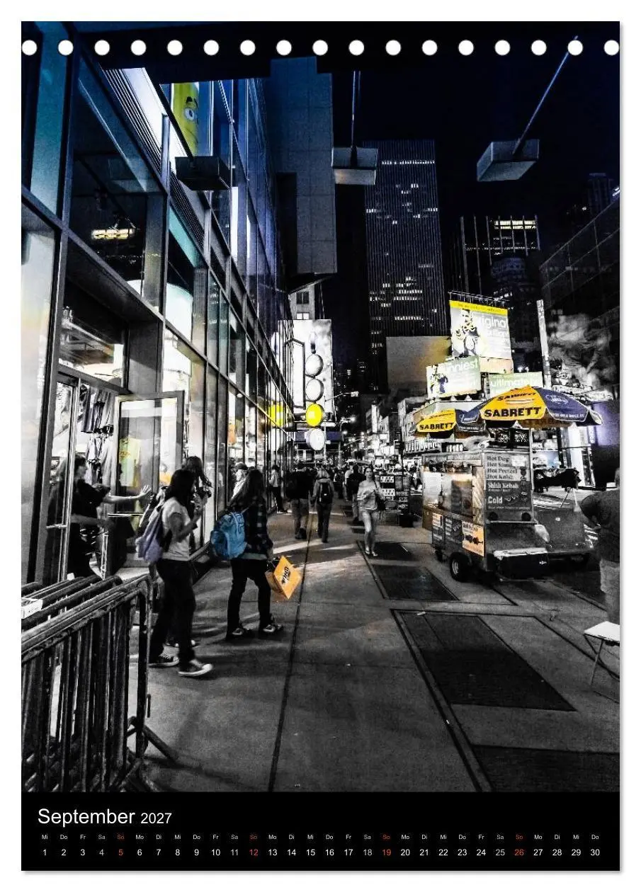 Bild: 9783594247266 | NEW YORK - street view (Tischkalender 2027 DIN A5 hoch), CALVENDO...