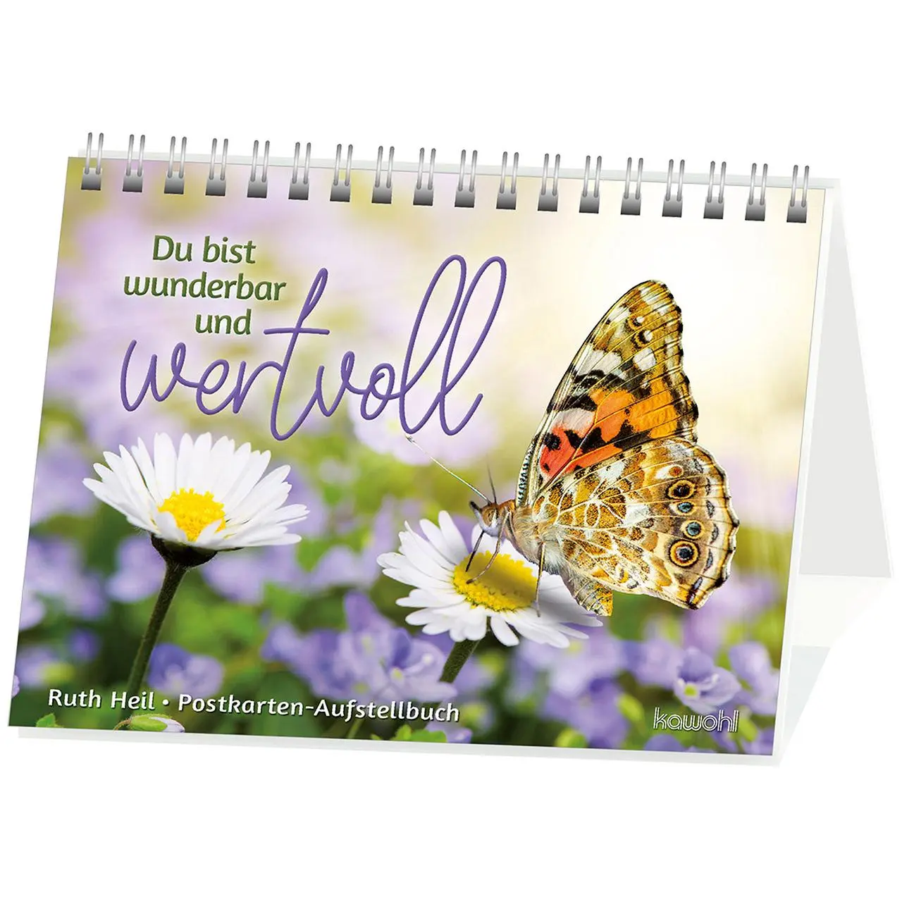 Cover: 9783863387266 | Du bist wunderbar und wertvoll | Postkarten-Aufstellbuch | Ruth Heil