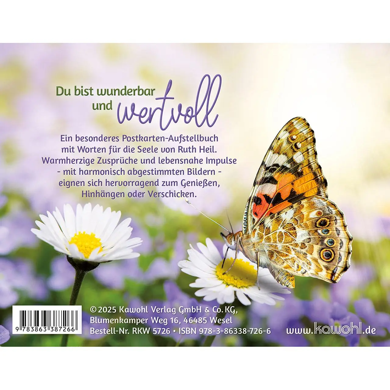 Bild: 9783863387266 | Du bist wunderbar und wertvoll | Postkarten-Aufstellbuch | Ruth Heil