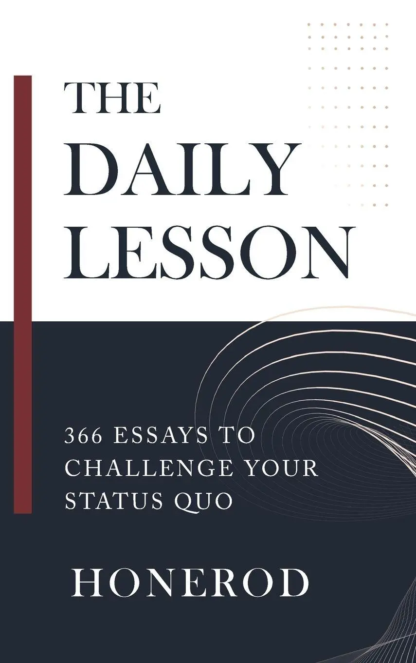 Cover: 9788269337266 | The Daily Lesson | 366 Essays to Challenge Your Status Quo | Honerod