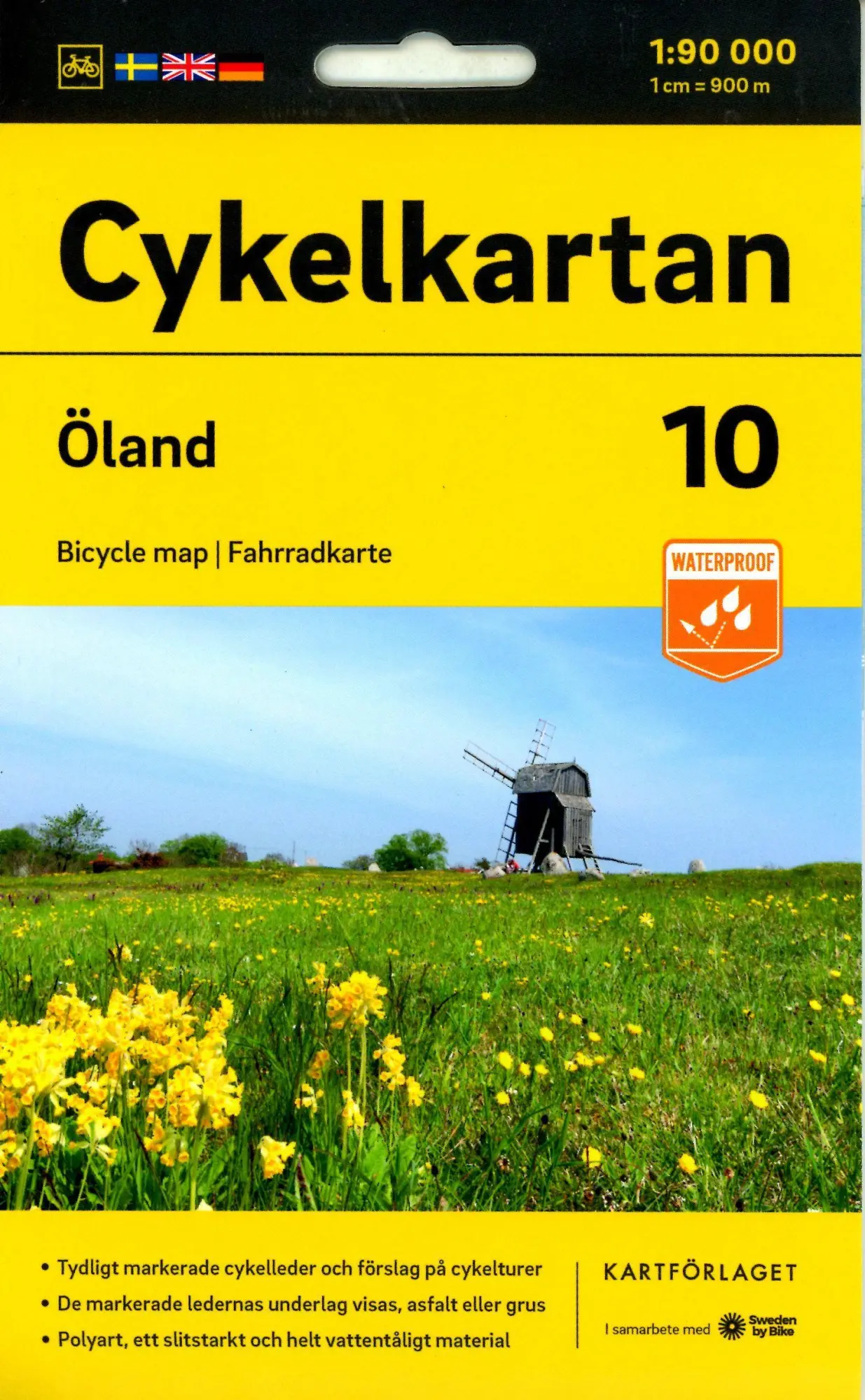 Cover: 9789189427266 | Cykelkartan Blad 10 Öland 1:90000 | Radwanderkarte 10 Öland 1:90000