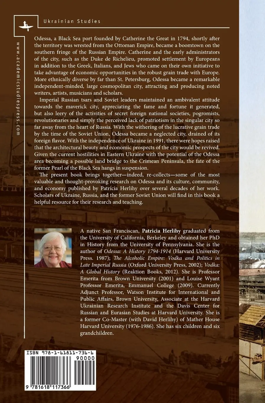 Rückseite: 9781618117366 | Odessa Recollected | The Port and the People | Patricia Herlihy | Buch