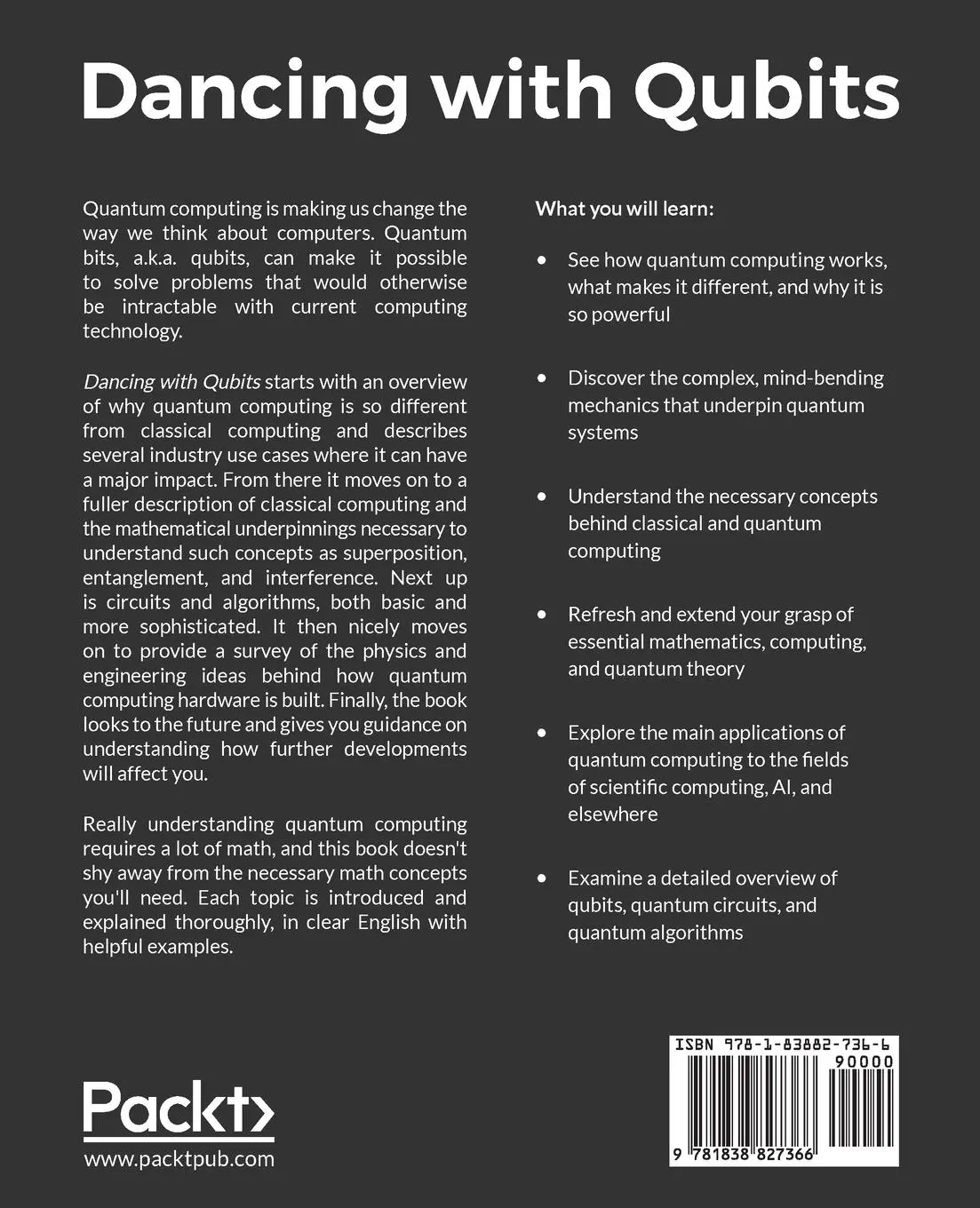 Rückseite: 9781838827366 | Dancing with Qubits | Robert S Sutor | Taschenbuch | Englisch | 2019