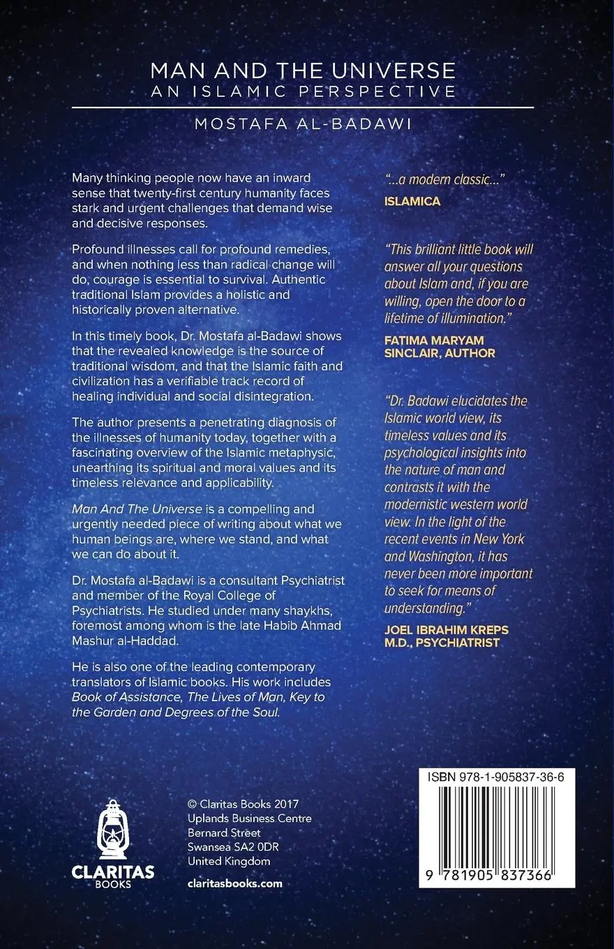 Rückseite: 9781905837366 | Man &amp; The Universe | An Islamic Perspective | Mostafa Al-Badawi | Buch