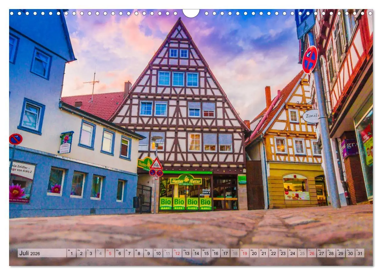 Bild: 9783457787366 | Leonberg - Altstadt in Abendstimmung (Wandkalender 2026 DIN A3...