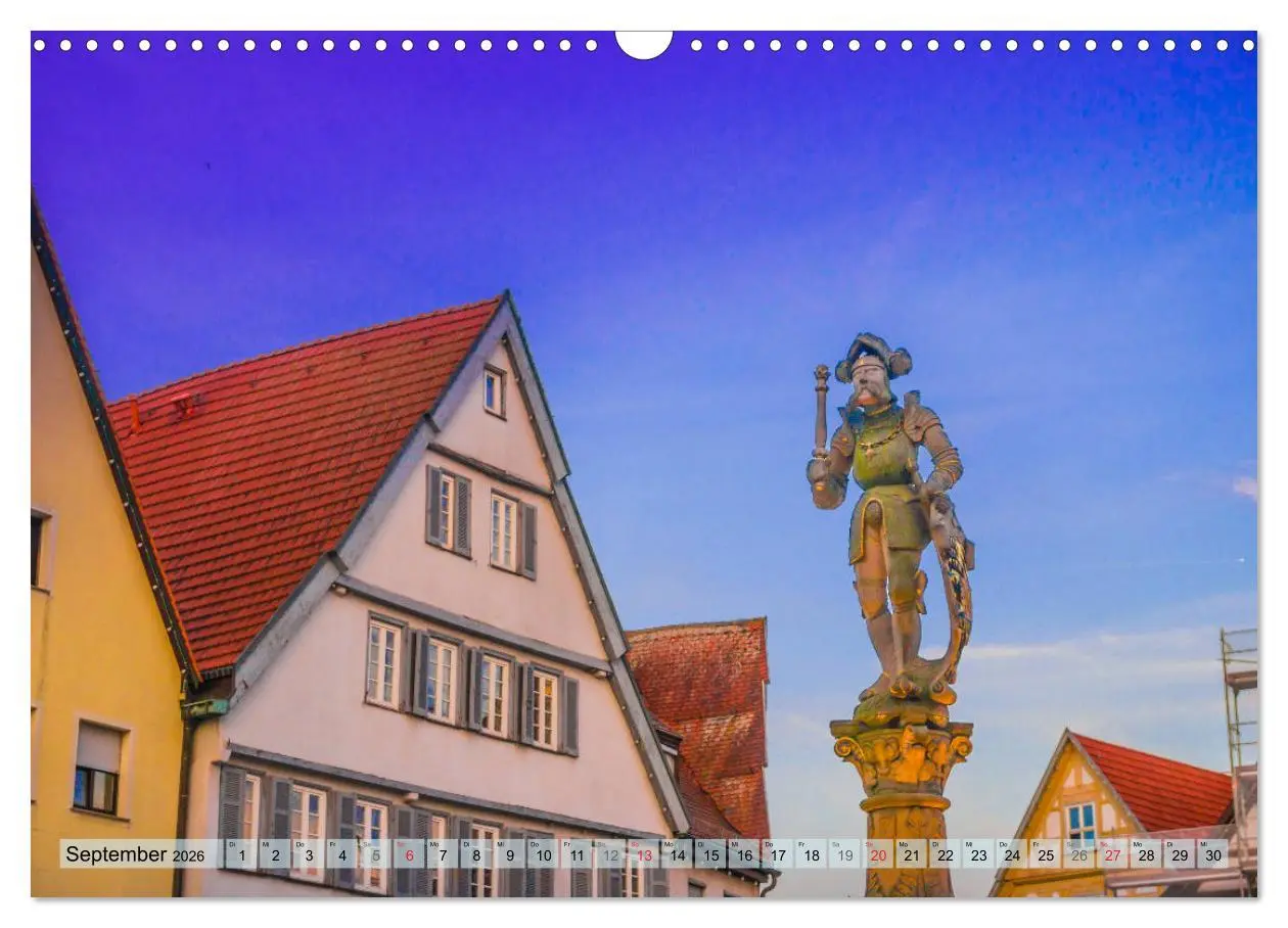 Bild: 9783457787366 | Leonberg - Altstadt in Abendstimmung (Wandkalender 2026 DIN A3...