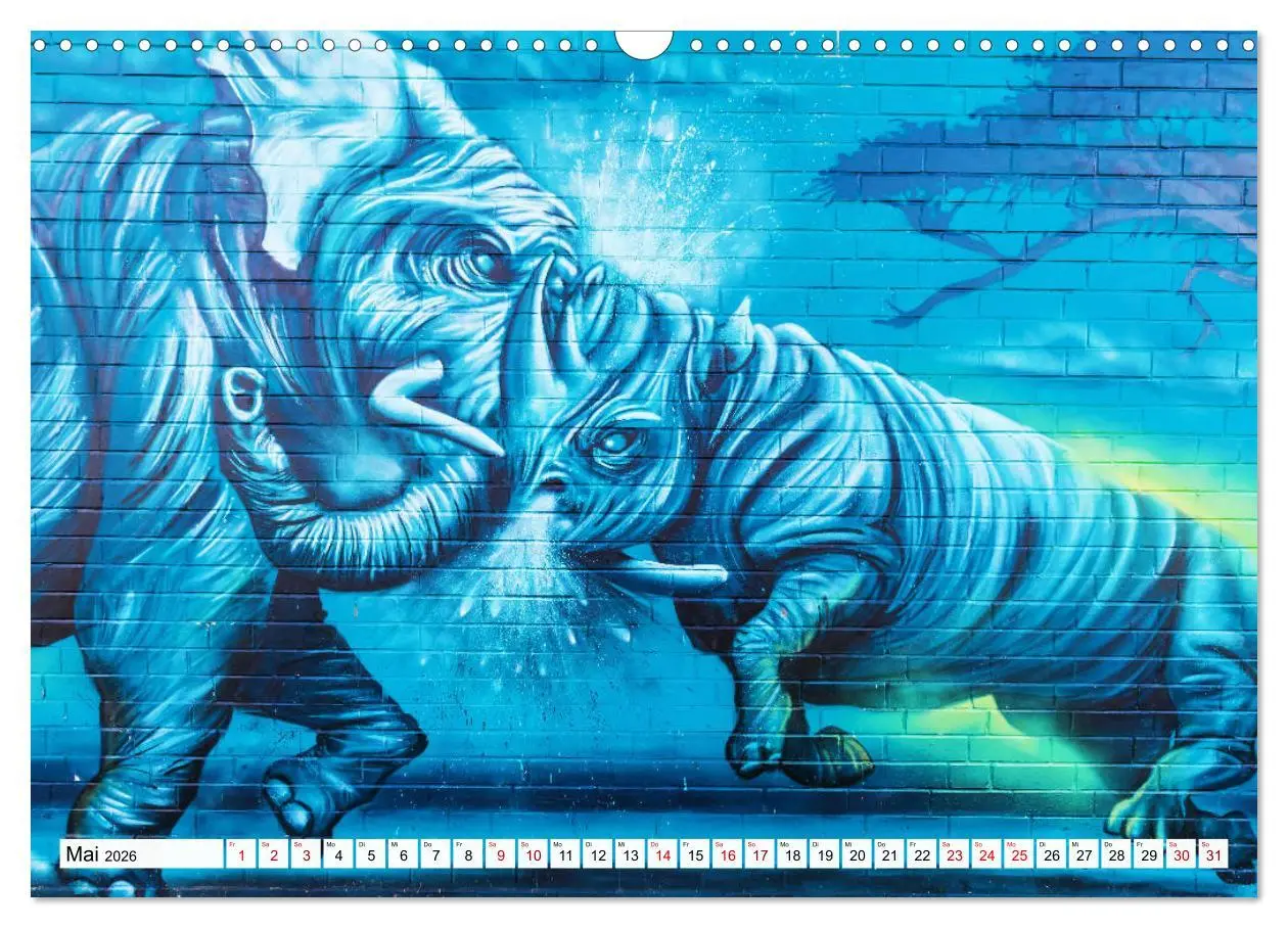 Bild: 9783457857366 | Kunst der Strasse (Wandkalender 2026 DIN A3 quer), CALVENDO...