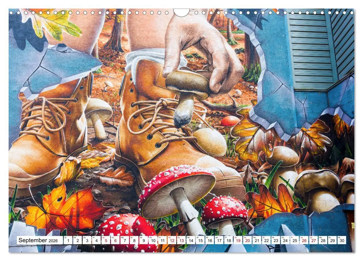 Bild: 9783457857366 | Kunst der Strasse (Wandkalender 2026 DIN A3 quer), CALVENDO...